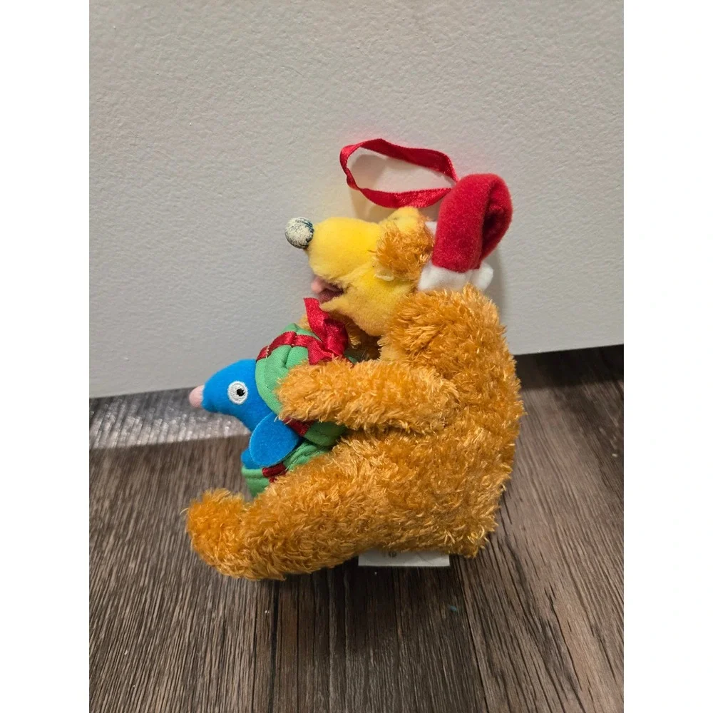 Vintage 2001 Bear In The Big Blue House Mini Plush Christmas Ornament Tutter